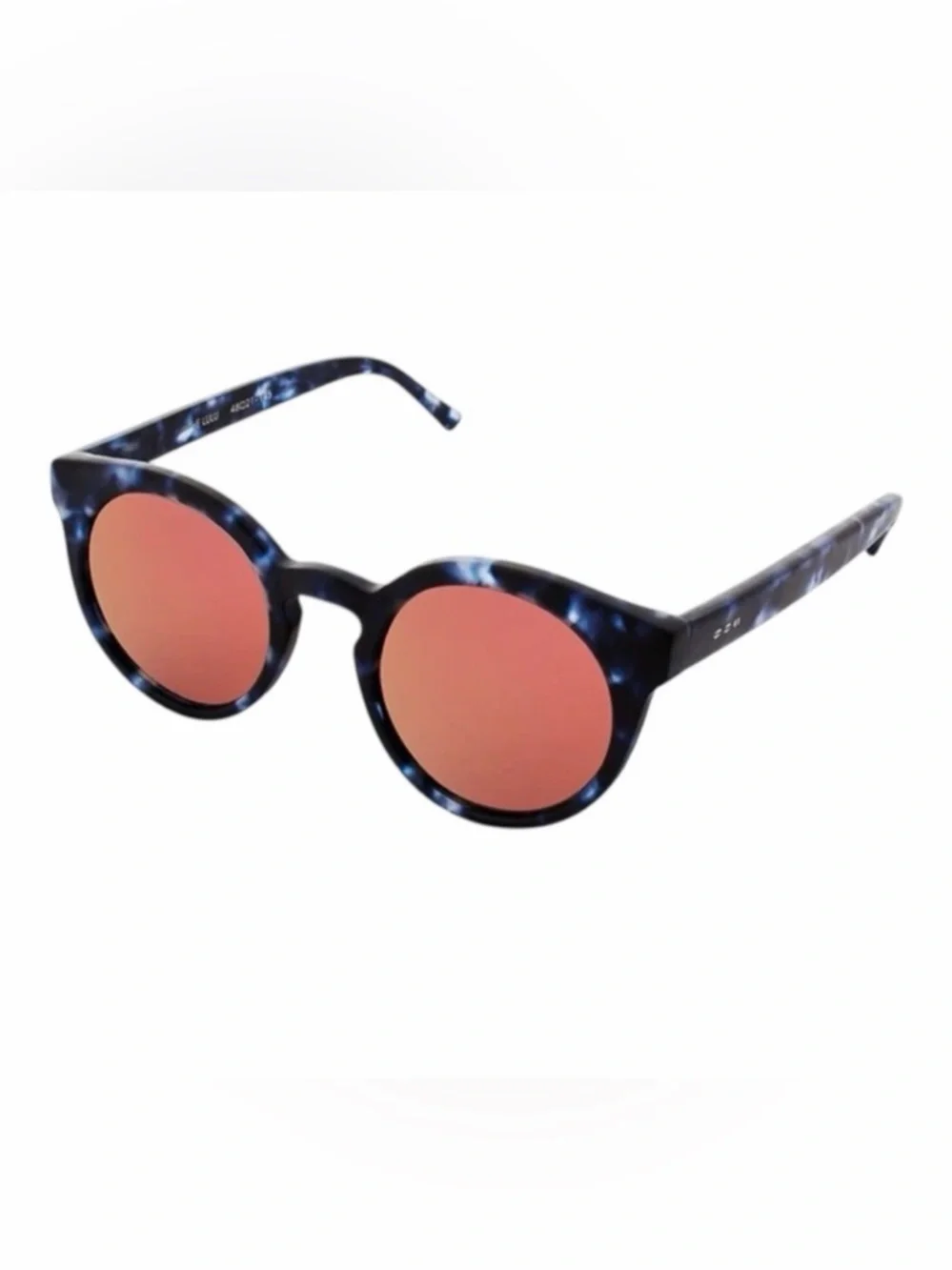 KOMONO sunglasses NEW Lulu blue tortoise reflective Matte Indigo Demi